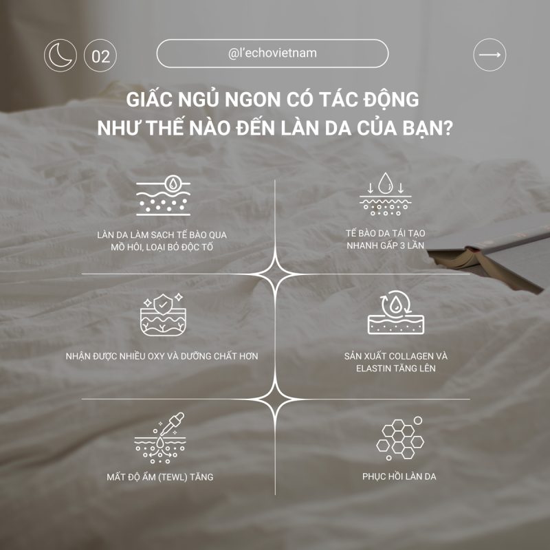 Giấc ngủ ngon có tác động như thế nào đến làn da của bạn