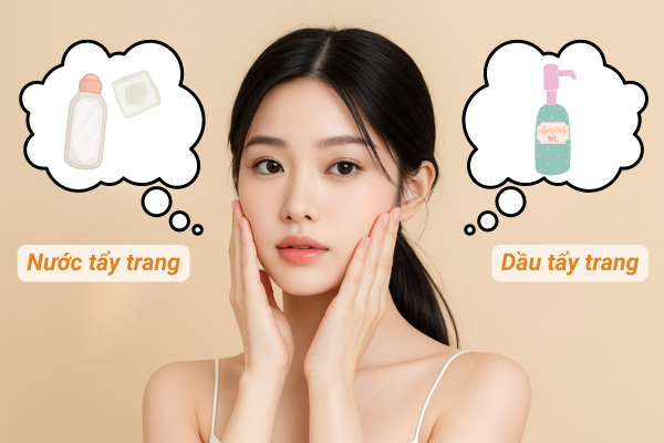 Dầu tẩy trang với nước tẩy trang cái nào tốt hơn.