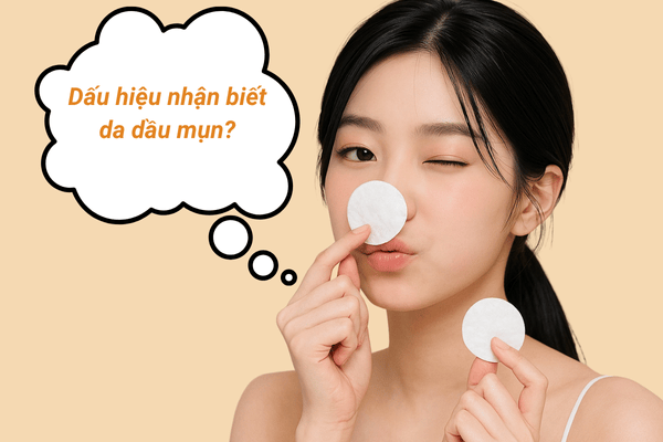 Dấu hiệu nhận biết da dầu mụn