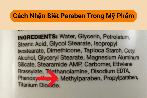 Cách nhận biết Paraben trong mỹ phẩm