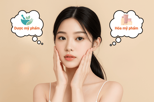 So sánh dược mỹ phẩm với hóa mỹ phẩm